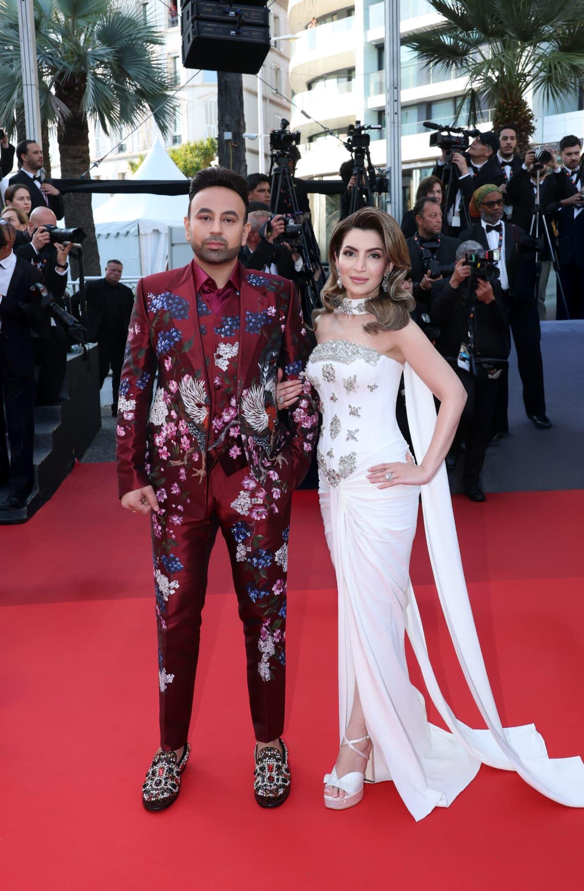 Satish And Tabinda Sanpal Bring High Glamour To Cannes 2026.