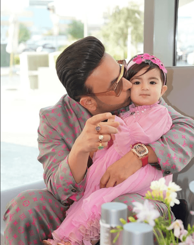 Satish Sanpal gifts custom pink Rolls-Royce to one-year-old daughter.